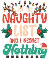 DTF Screen Print Image - On The Naughty List